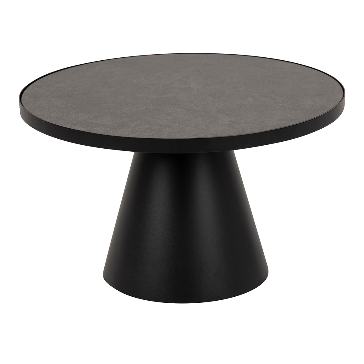 Ceramic Coffee Table 65.7cm Wide Round - Soli