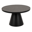 Ceramic Coffee Table 65.7cm Wide Round - Soli