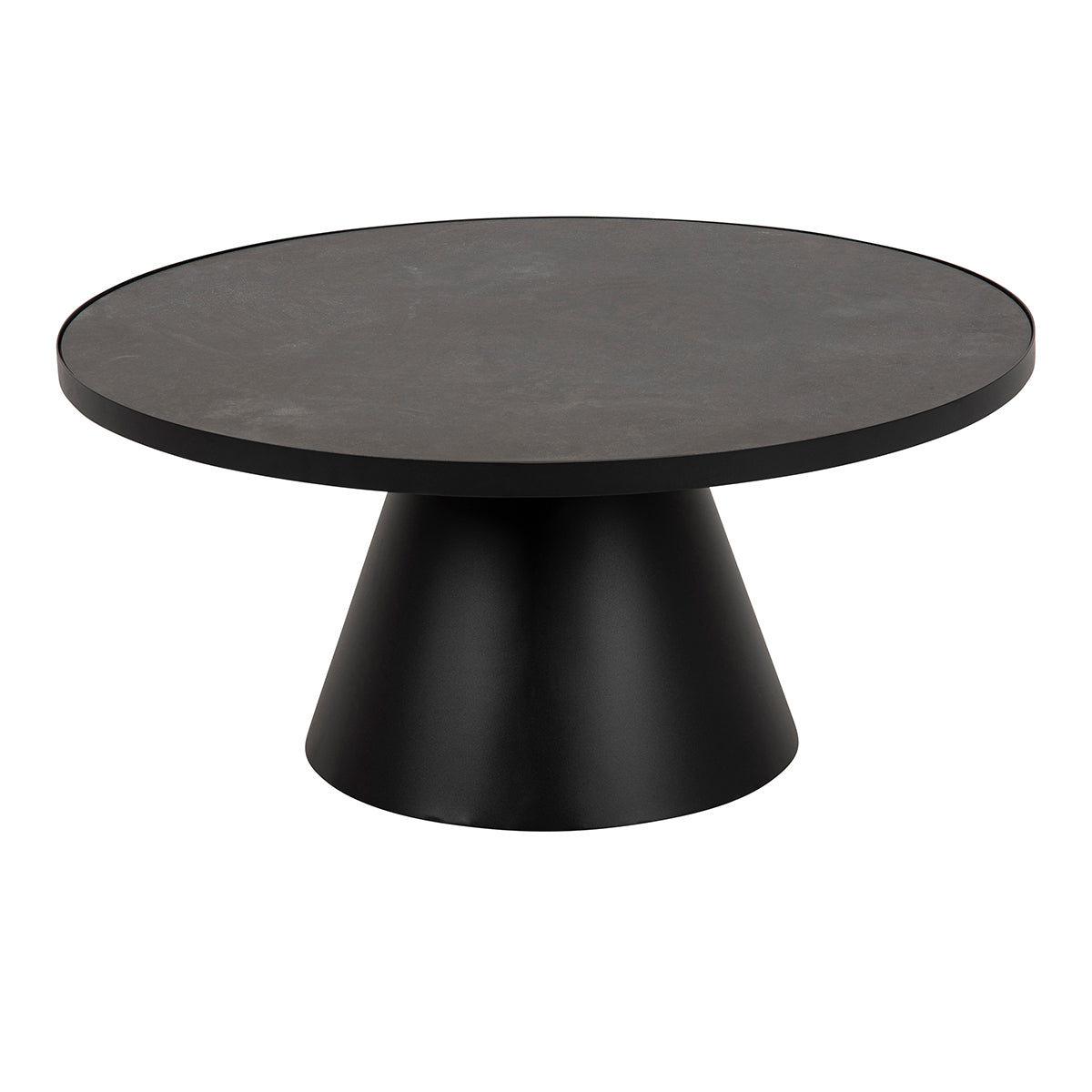 Ceramic Coffee Table 85.7cm Wide Round - Soli