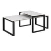 Ceramic Coffee Table in Set Of 2 - Katrine