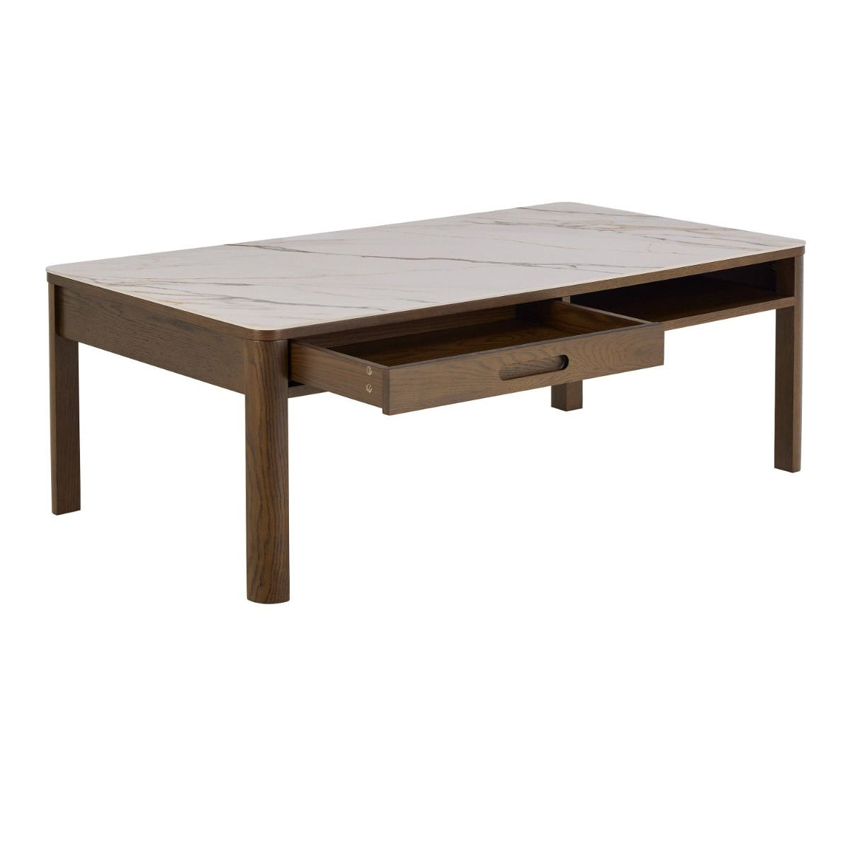 Ceramic Coffee Table Rectangular With 1 Drawer - Southampton