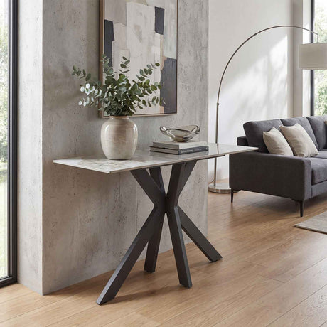 Ceramic Console Table 120cm Wide Rectangular - Tokyo
