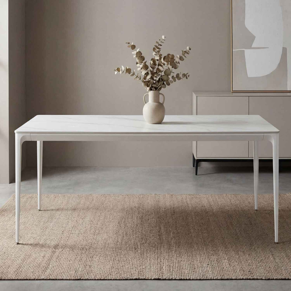 Ceramic Dining Table 160cm Wide for 4 to 6 People - Montreal