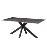 Ceramic Dining Table 180cm Wide for 6 to 8 People - Tokyo