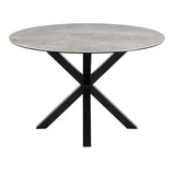 Ceramic Dining Table for 4 People 119cm Wide Round - Heaven
