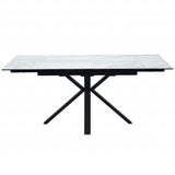 Ceramic Dining Table for 4 to 6 People Extending - Amari