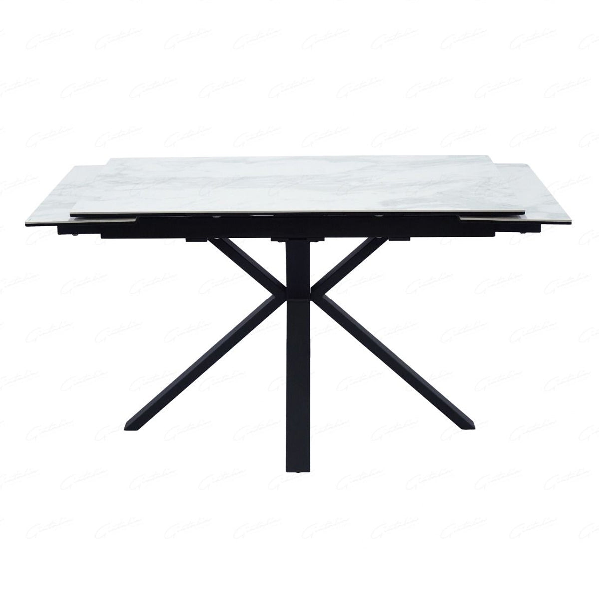 Ceramic Dining Table for 4 to 6 People Extending - Amari