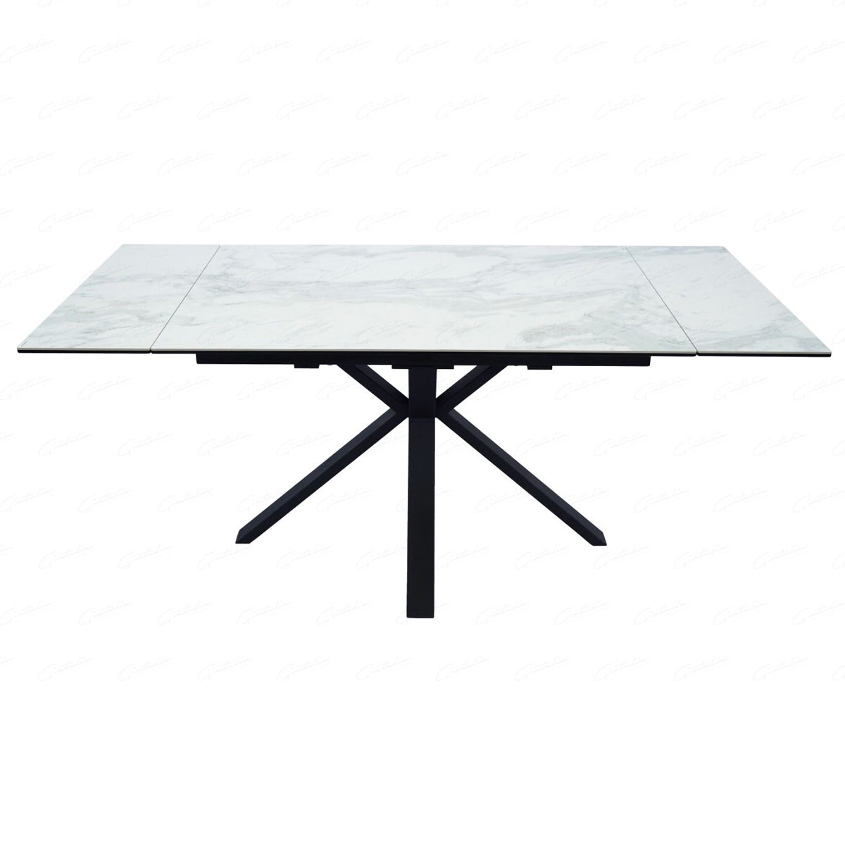Ceramic Dining Table for 4 to 6 People Extending - Amari