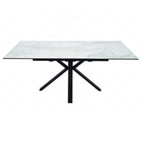 Ceramic Dining Table for 4 to 6 People Extending - Amari