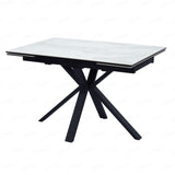 Ceramic Dining Table for 4 to 6 People Extending - Amari