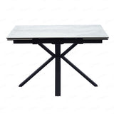 Ceramic Dining Table for 4 to 6 People Extending - Amari