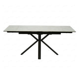 Ceramic Dining Table for 6 to 8 People Extending - Amari