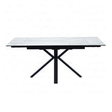 Ceramic Dining Table for 6 to 8 People Extending - Amari