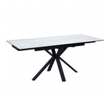 Ceramic Dining Table for 6 to 8 People Extending - Amari