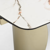 Ceramic Dining Table for 6 to 8 People Extending in Italian Earth Vein - Palazzo