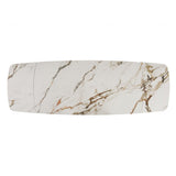 Ceramic Dining Table for 6 to 8 People Extending in Italian Earth Vein - Palazzo