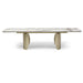 Ceramic Dining Table for 6 to 8 People Extending in Italian Earth Vein - Palazzo