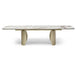 Ceramic Dining Table 300cm Wide for 6 to 8 People Extending in Italian Earth Vein - Palazzo