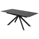 Ceramic Dining Table for 6 to 8 People Extending in White Vein - Rossa