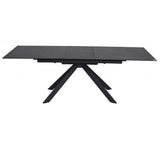 Ceramic Dining Table for 6 to 8 People Extending in White Vein - Rossa