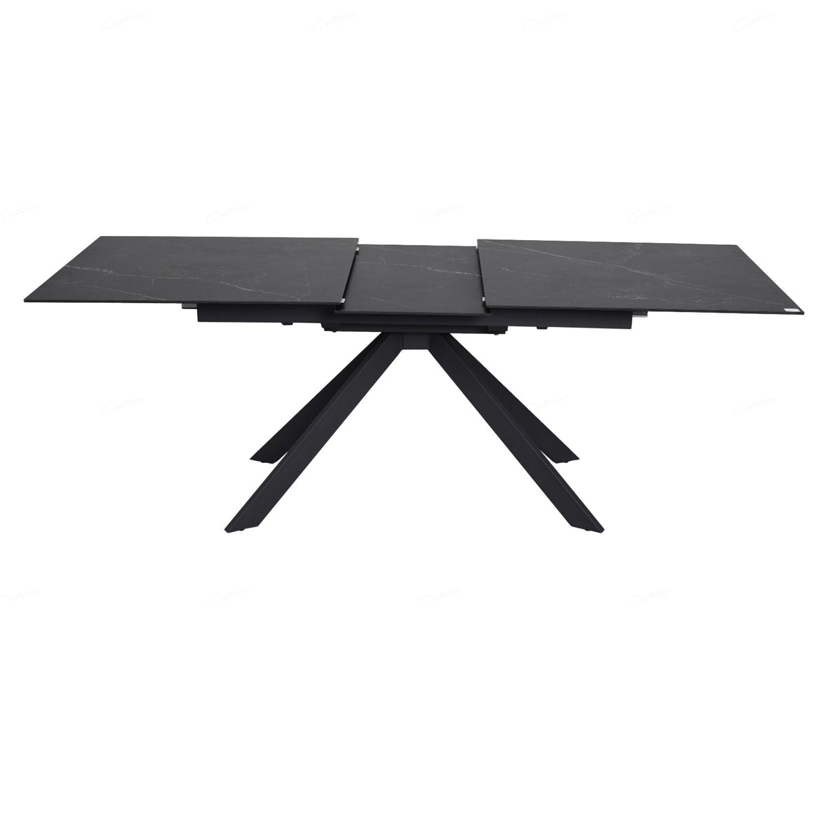 Ceramic Dining Table for 6 to 8 People Extending in White Vein - Rossa