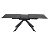 Ceramic Dining Table for 6 to 8 People Extending in White Vein - Rossa