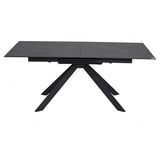 Ceramic Dining Table for 6 to 8 People Extending in White Vein - Rossa