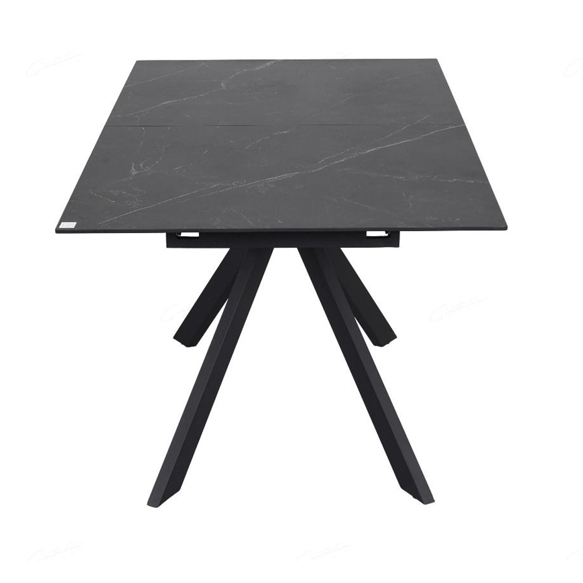 Ceramic Dining Table for 6 to 8 People Extending in White Vein - Rossa