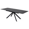 Ceramic Dining Table for 6 to 8 People Extending in White Vein - Rossa