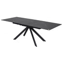 Ceramic Dining Table for 6 to 8 People Extending in White Vein - Rossa