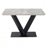 Ceramic Dining Table for 6 to 8 People Rectangular - Alessia