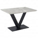 Ceramic Dining Table 120cm Wide for 6 to 8 People Rectangular - Alessia