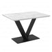 Ceramic Dining Table 120cm Wide for 6 to 8 People Rectangular - Alessia
