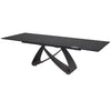 Ceramic Dining Table for 6 to 8 People in Sunset Gold Vein - Serpenti