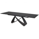 Ceramic Dining Table for 6 to 8 People in Sunset Gold Vein - Serpenti