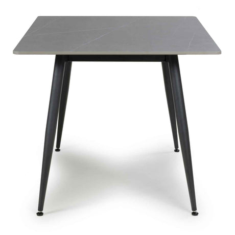 Ceramic Dining Table 80cm Wide Square for 2 to 4 People - Monaco