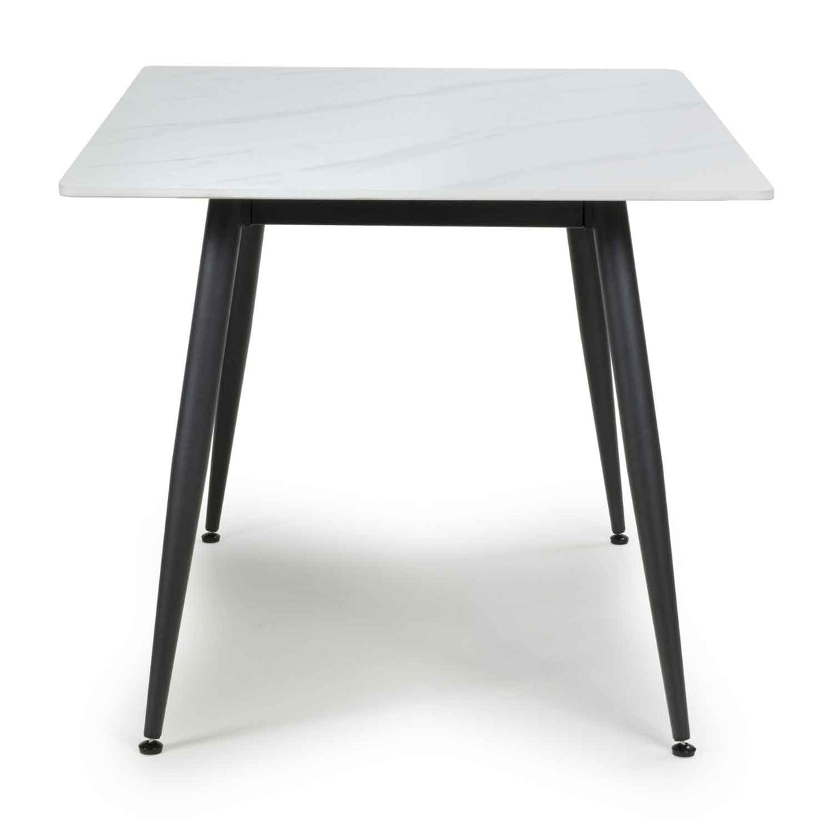 Ceramic Dining Table 80cm Wide Square for 2 to 4 People - Monaco