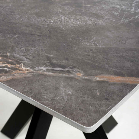 Ceramic Dining Table 80cm Wide Square for 2 to 4 People - Tokyo