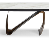 Ceramic Dining Table Extending in Curved Shape for 10 to 12 People - Lusso