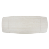 Ceramic Dining Table Extending in Curved Shape for 8 to 10 People - Ginevra