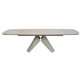 Ceramic Dining Table Extending in Rectangular for 12 People - Leoni