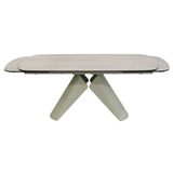 Ceramic Dining Table Extending in Rectangular for 12 People - Leoni