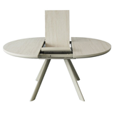 Ceramic Dining Table Extending in Round for 4 to 6 People - Orbita