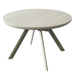 Ceramic Dining Table 160cm Wide Extending in Round for 4 to 6 People - Orbita
