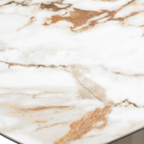 Ceramic Dining Table Extending in Round for 8 People - Skye
