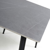 Ceramic Dining Table for 4 People 120cm Wide Rectangular - Monaco