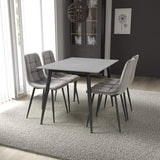 Ceramic Dining Table for 4 People 120cm Wide Rectangular - Monaco