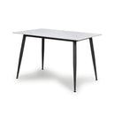Ceramic Dining Table for 4 People 120cm Wide Rectangular - Monaco