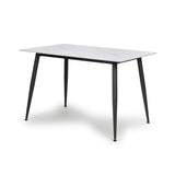 Ceramic Dining Table for 4 People 120cm Wide Rectangular - Monaco