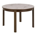Ceramic Dining Table for 4 People 120cm Wide Round - Southampton